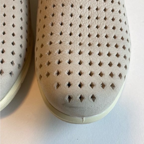 Ecco Grey Men Made Material White Outsole Flats Loafers size EUR 39, US 8.5 - Picture 10 of 14